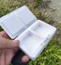 Isoporboks Til Oppbevaring Av Agn. 120x75x40mm. To Rom. thumbnail