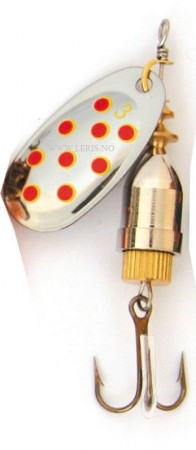 Sonax Spinner, Svart/Gul/Rød, 6g.