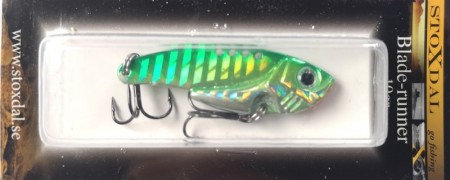 Blade-Runner Sølv/Grønn - 50mm - 10g.