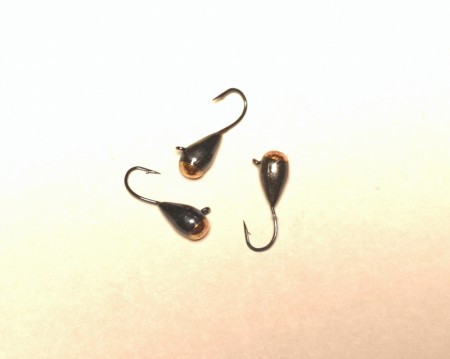 Wolfram Mormyska Black Nickel / Kobber -  4mm - 1g - Krok #14