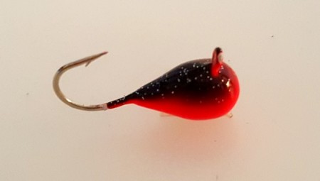 Wolfram Rød/Sort/Glitter 2,0g/6mm - 2pk