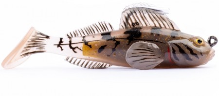 Live Target Gobt Paddeltail Rigged 1002 Brown/Chartreuse, 71mm, 10g.