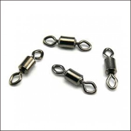 Mustad Rolling Svivel "Diamond Eye" strl.8, 10pk.