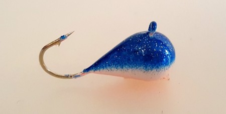 Wolfram Blå/Hvit/Oransje 1,1g/4mm - 2pk