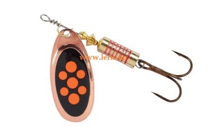 Colonel Z Spinner Kobber Svart/Orange, 3 gram