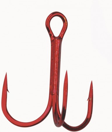 Gamakatsu Treblekrok TR 13R Rød, Strl. 2, 10pk.