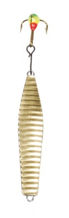 Vickepilken Sølv/Gull Riflet, 37mm, 5g